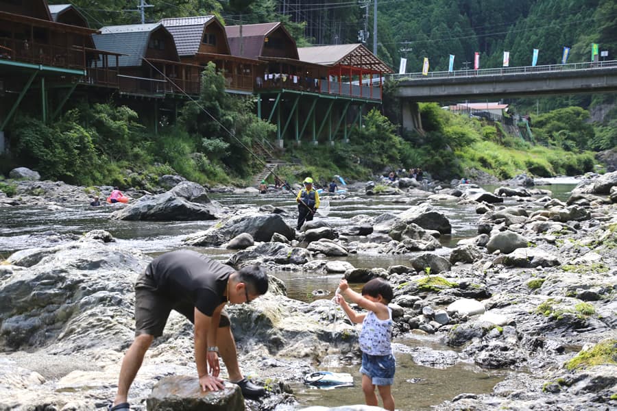 自然豊かな環境!釣り体験も楽しめる