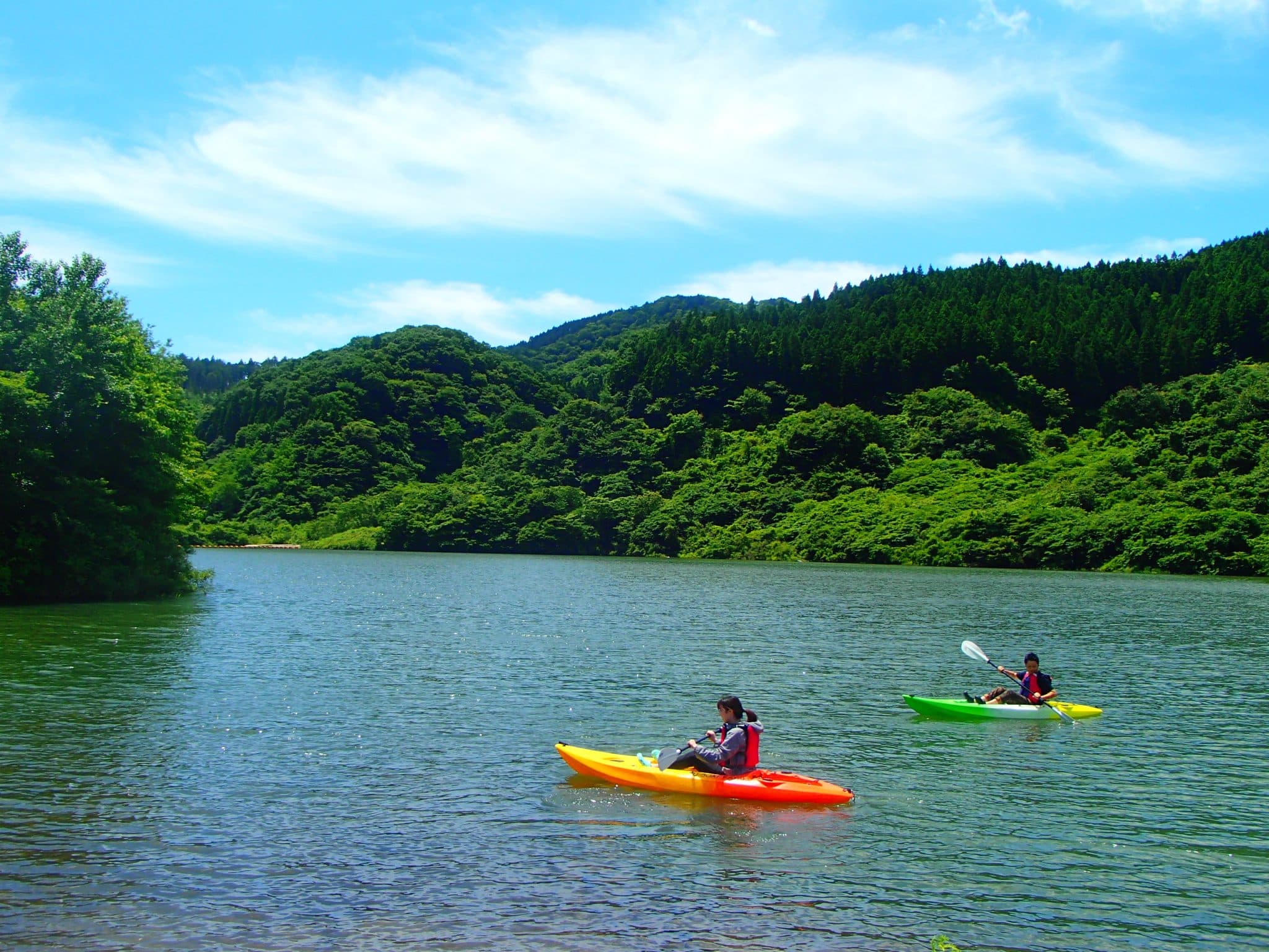 こやま湖カヌー(施設内)
