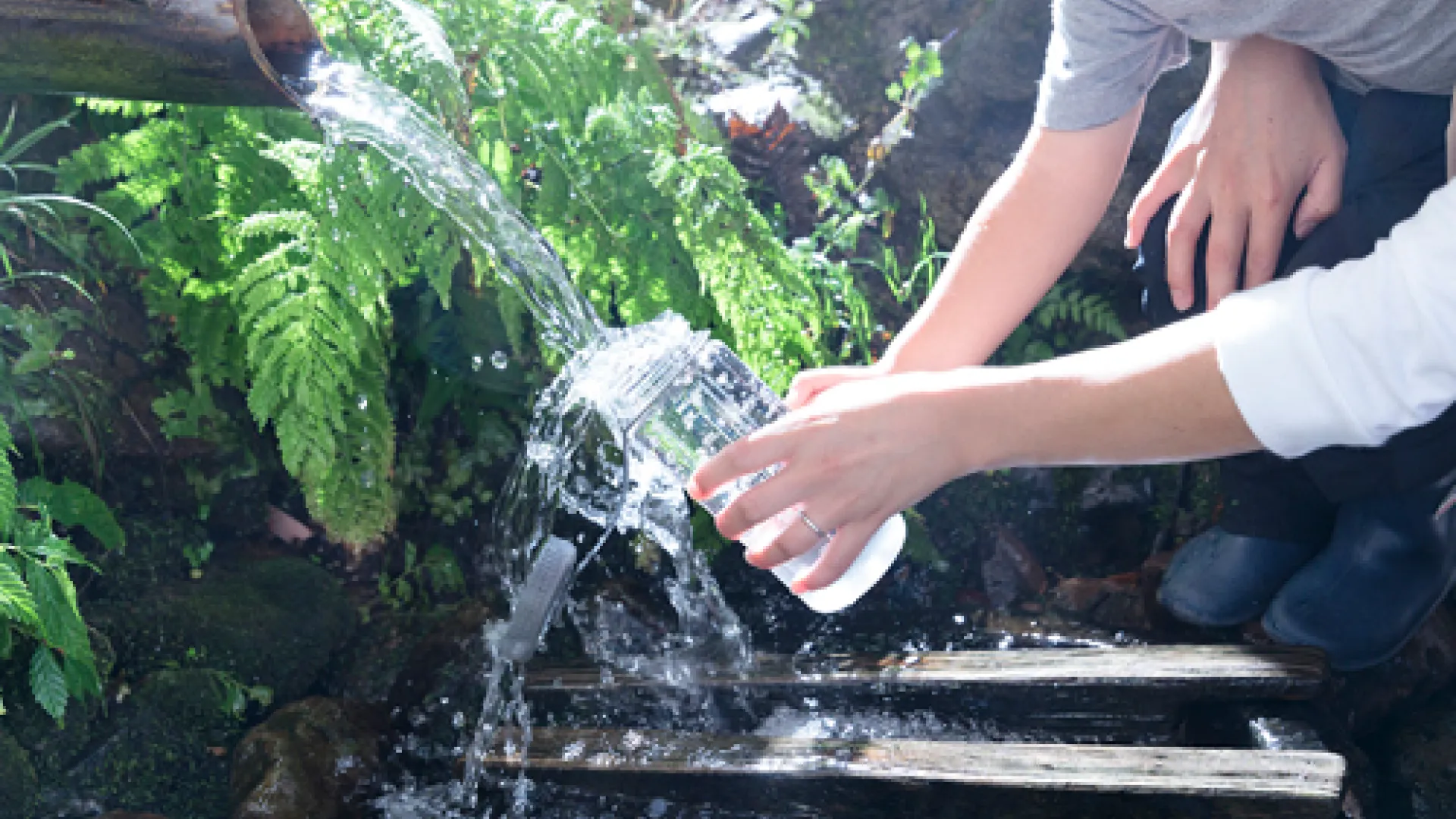 日本名水100選の湧き水を堪能