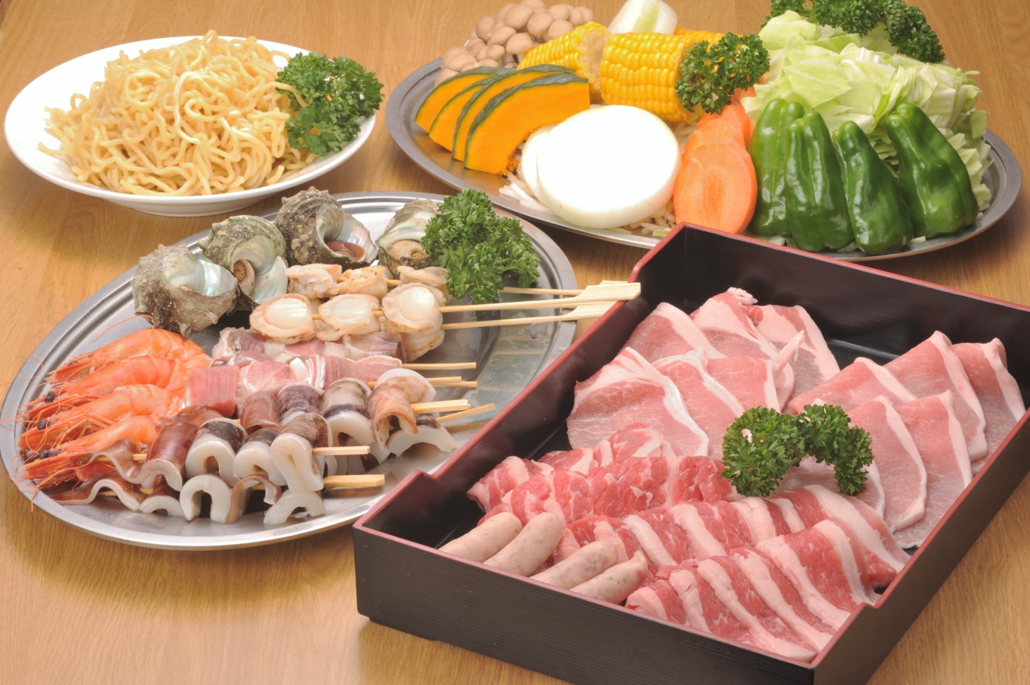 限定メニューも!こだわり食材のBBQ