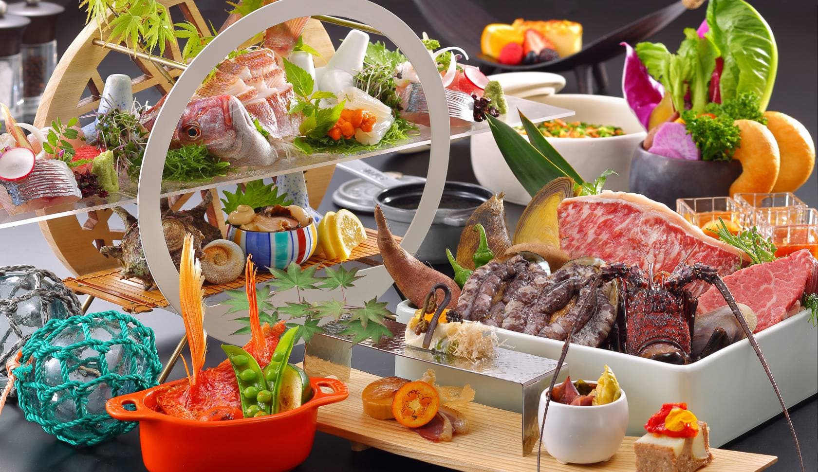 シェフ特製のBBQや会席も!贅沢食事プラン