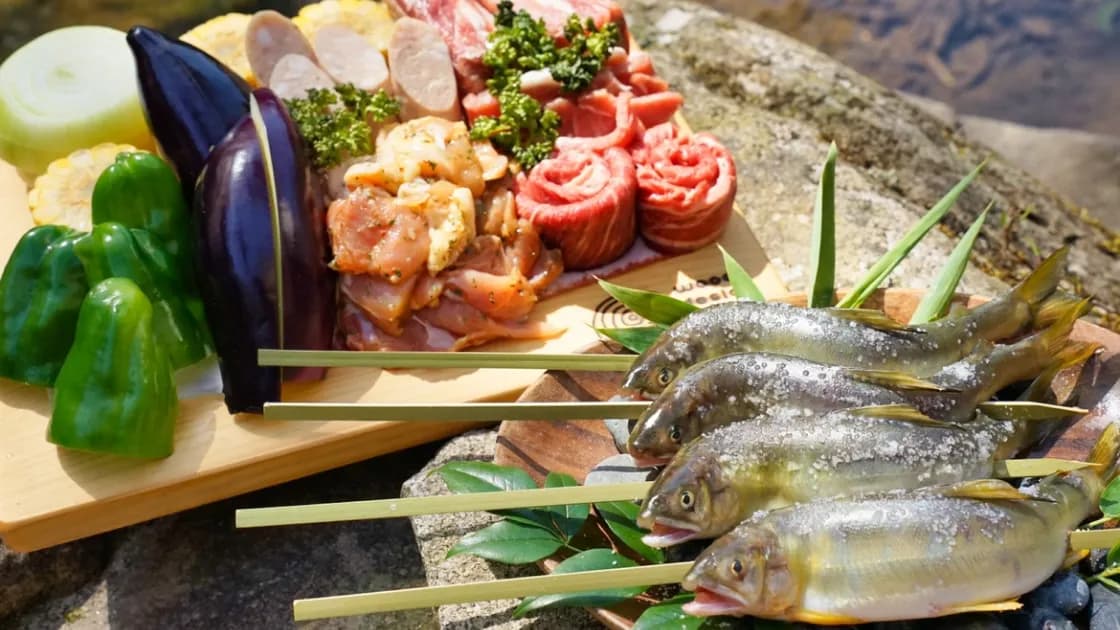 旬食材を味わうBBQコース
