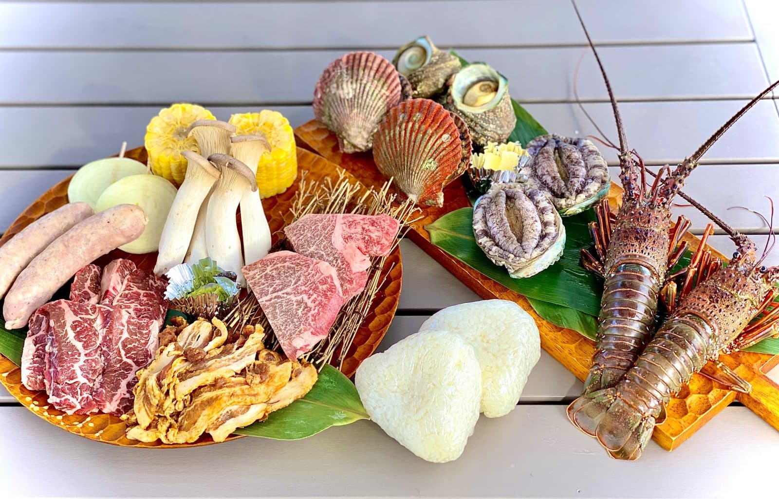 海人さんが獲った海鮮BBQ