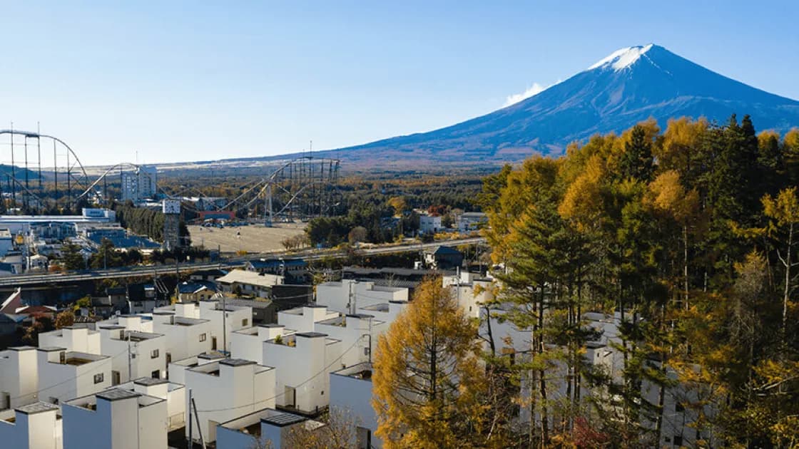 富士山を望むロケーション