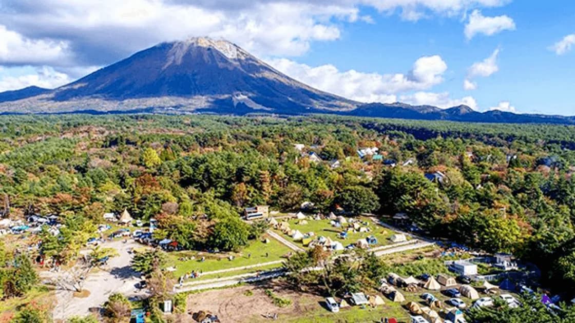 景観の良い大山の麓