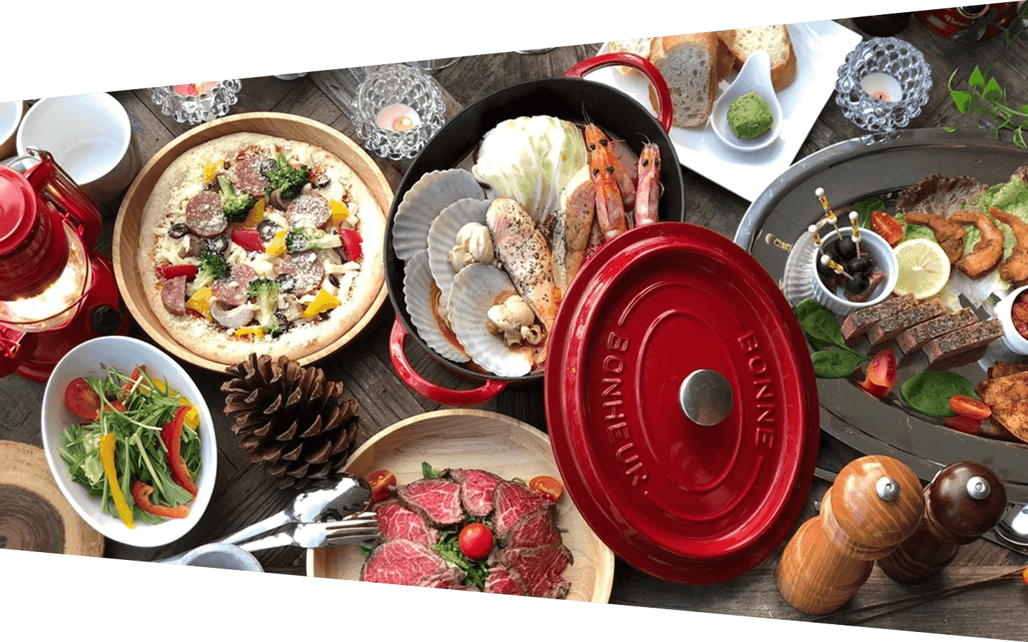 シェフ監修の豪華BBQコース