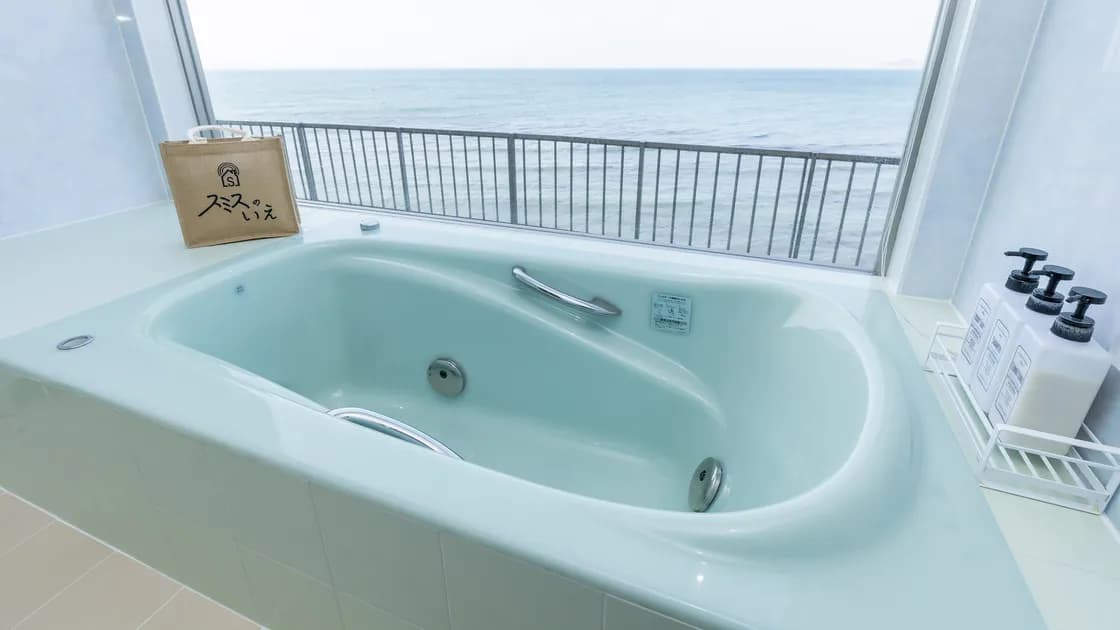 絶景の海を眺められる作り
