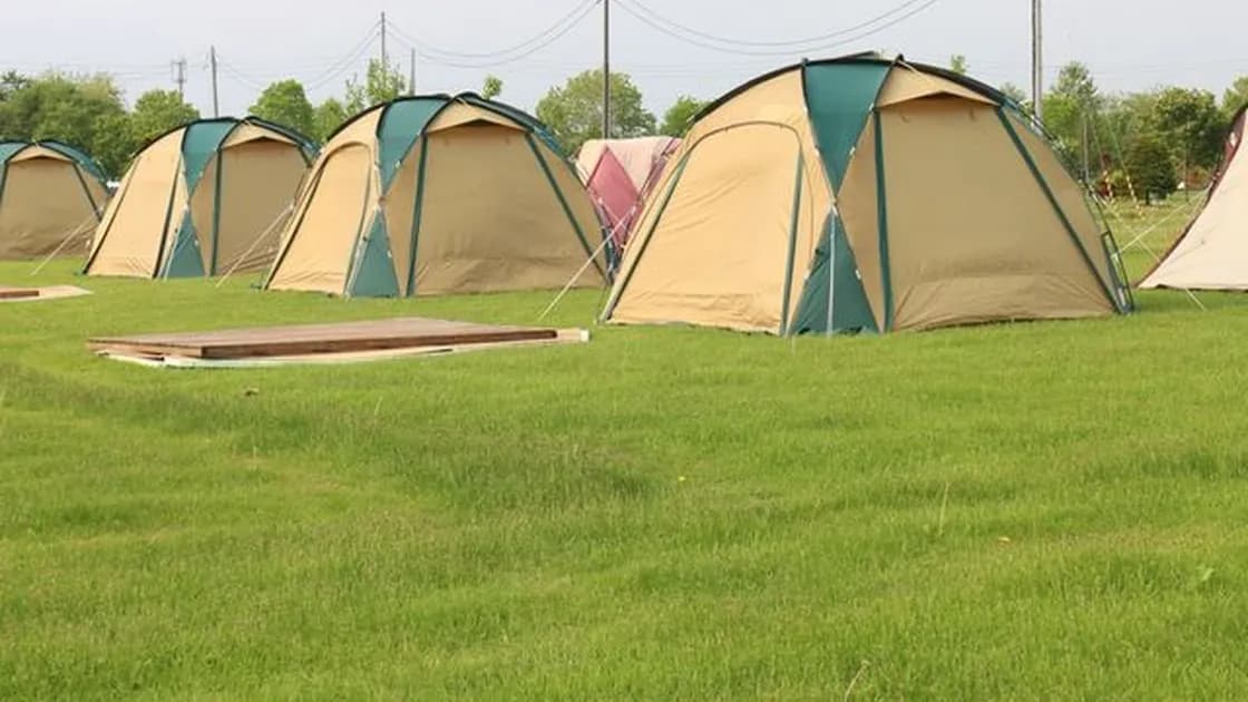 綺麗に整備されたキャンプ場