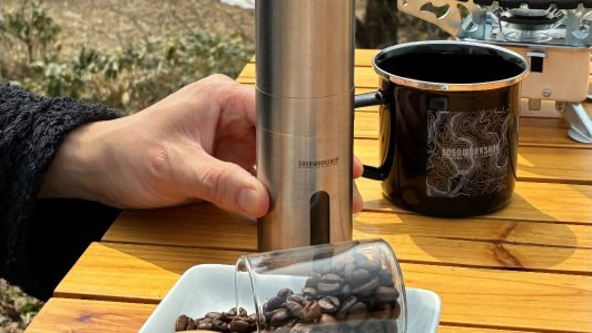 挽きたてコーヒー体験