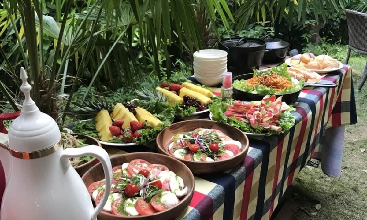 選べる3つのコース!アウトドアBBQ