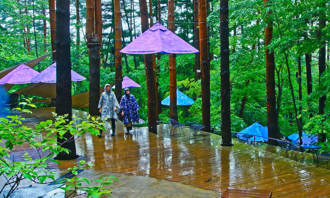 雨グランピング