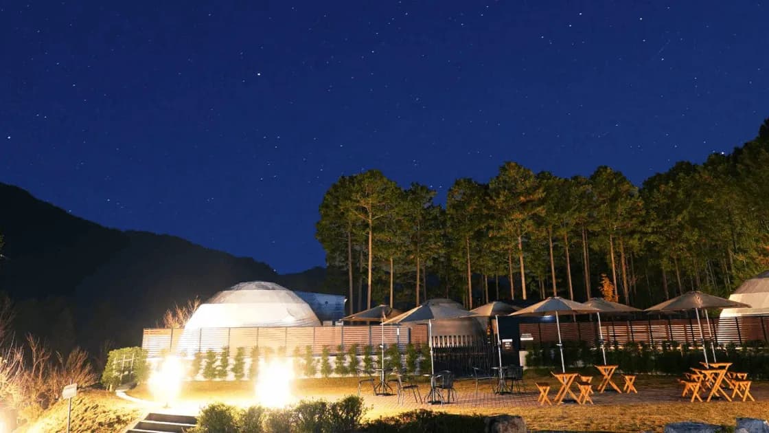 星空の下で過ごすひととき